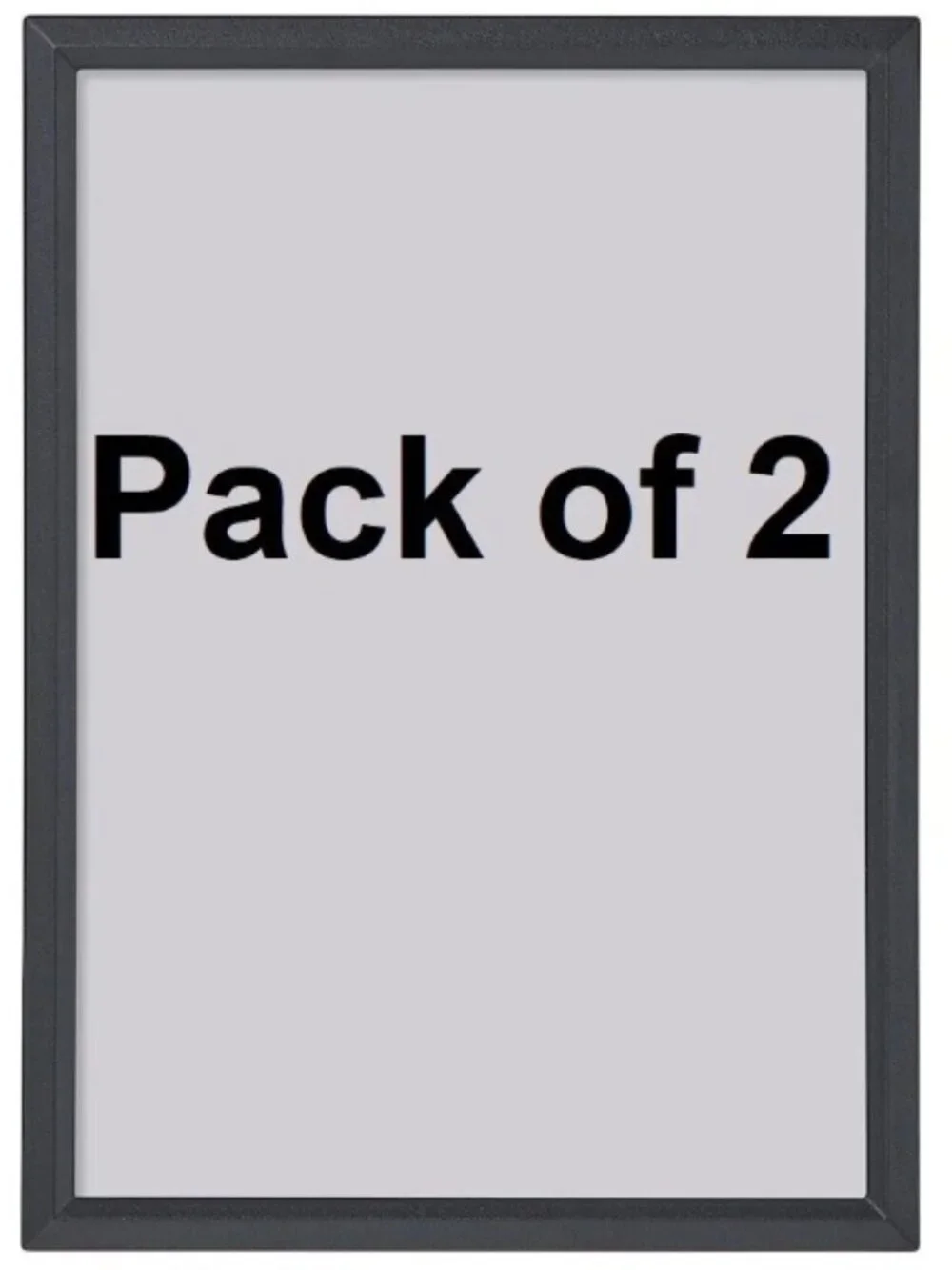 2-Pack YLLEVAD 904.297.71 Frame, black, 5x7